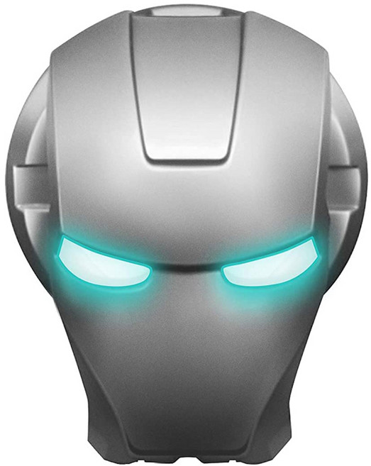 제로몰 <당일발송> 차량용 아이언맨 스타트버튼 커버 덮개 시동버튼 자동차용품, 크롬 실버, 1개