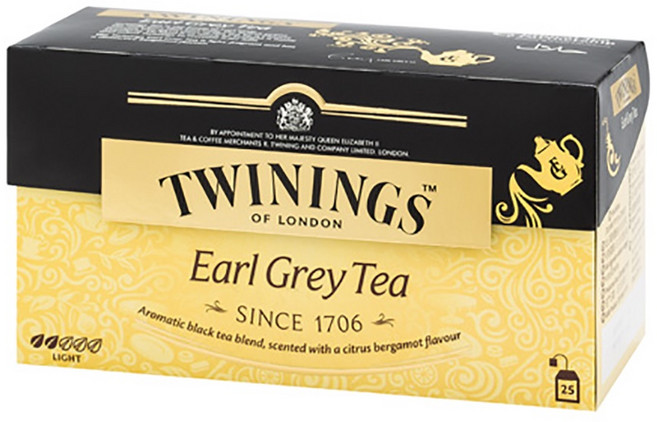Twinings 唐寧茶 經典皇家伯爵茶 2克/25入 英國經典香檸風味紅茶, 1個