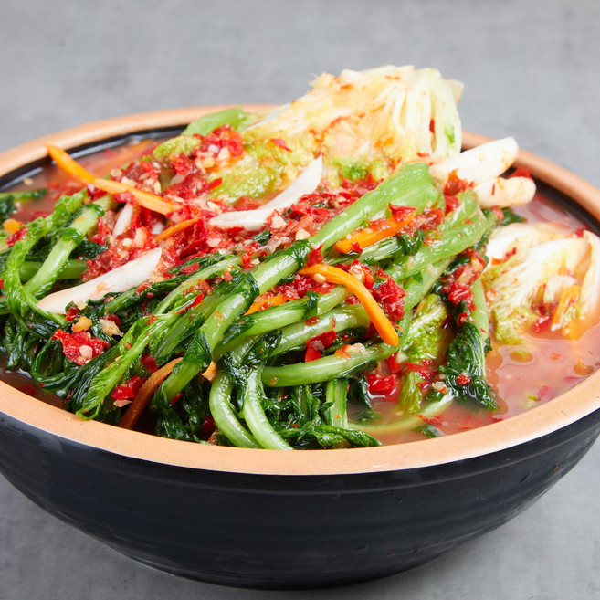 뚱순네김치 뚱순네 열무 얼갈이김치 생홍청양고추를 갈아만든 매콤 칼칼한 풋내없는 전라도, 1.5kg, 2개