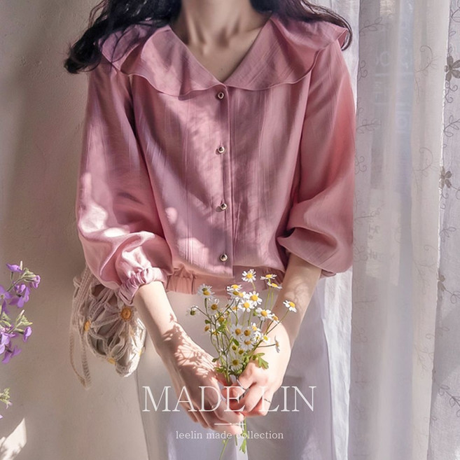 리린 MADE LIN 포에지 프릴 밴딩 블라우스 2896138