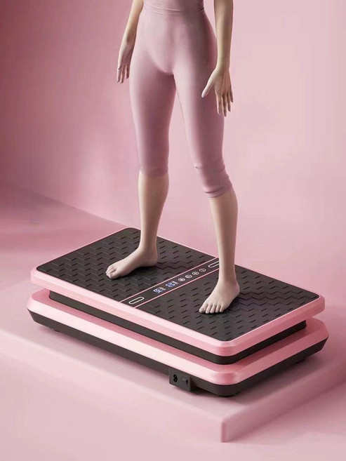 홈트 운동기 쉐이크보드 마사지 뱃살 바디슬리머 진동 덜덜이 홈트레이닝 실내, 4. 24단계 업그레이드 모델-샴페인골드