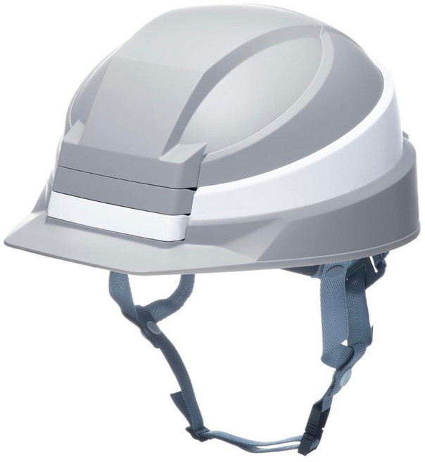 IZANO 日本製 IZANO2 2代 折疊式工程安全帽 防災防震避難 安全防護, 灰/白, 1個