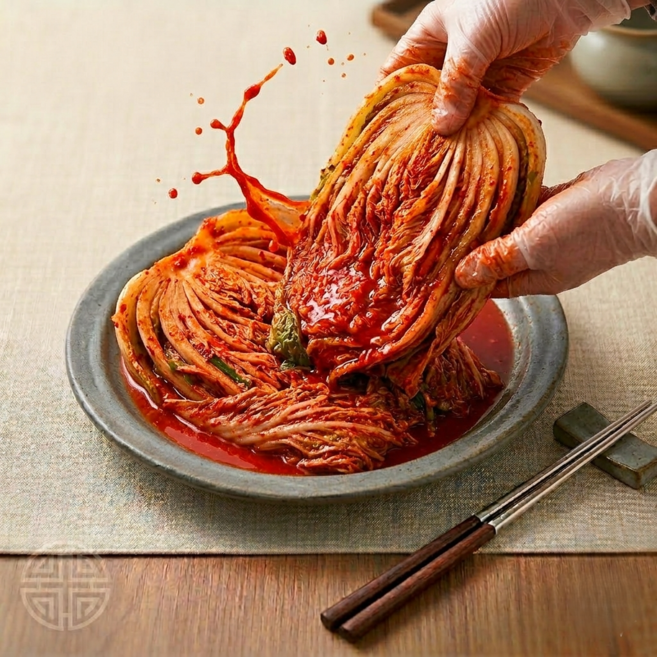 원칙과정성 엄마손맛 국내산 전라도 시원깔끔아삭한 국산100% 프리미엄 서울식 김장배추김치 보쌈용 수육용, 1개, 2kg