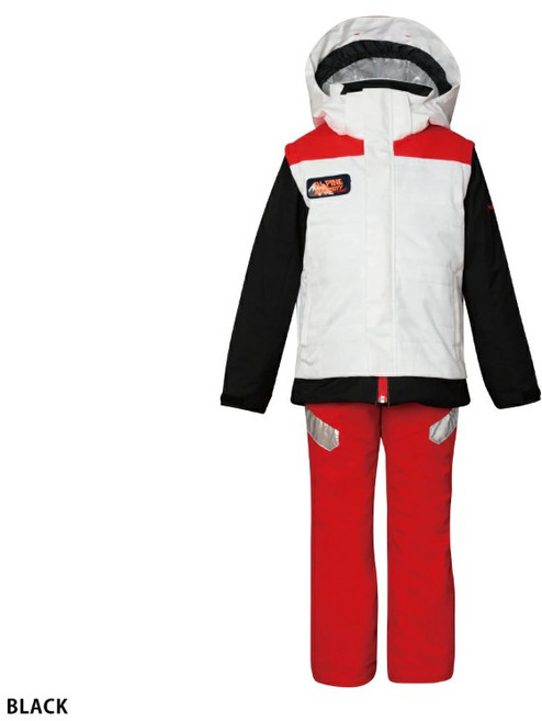 피닉스 라이트닝 주니어 스키복 키즈 어린이 보드복 투피스 상하세트 일본발송