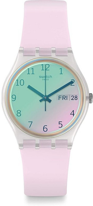 견본 SWATCH 손목시계 Gent 젠트 ULTRAROSE 울트라 로즈 여성 GE714 여성 수입품