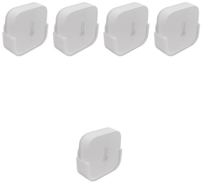 Aqara 온도 습도 센서 및 브래킷 ZigBee 기압 환경 Mihome 홈키트용 홈, 1개, 60m, 5 Sensors 5 Brackets