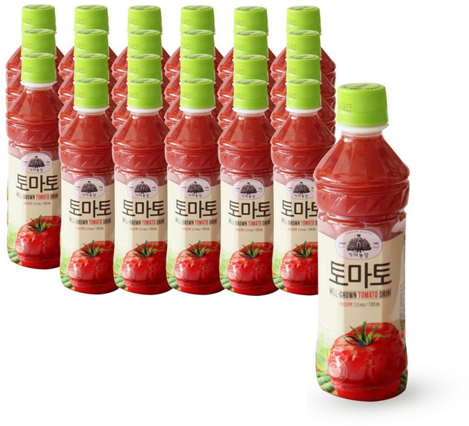 가야농장 토마토, 500ml, 20개