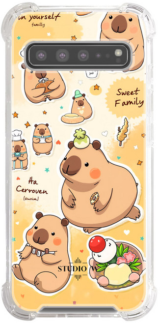 Capybara 그림 맥세이프 핸드폰 케이스 젤리 하드타입