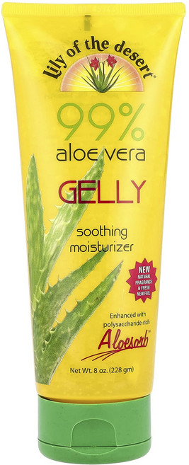 Lily of the Desert 99% 알로에 베라 젤리 8 oz (228 g), LilyoftheDesert99알로에베라젤리8oz228, 228g, 1개