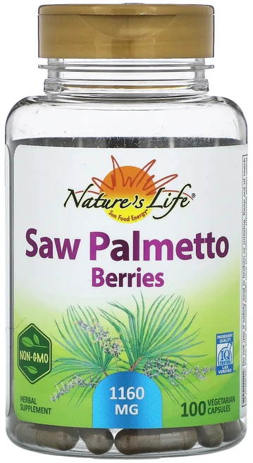 단백질 비타민 철분 마그내슘 칼슘 Nature's Life 쏘팔메토 베리 베지 캡슐 100정(캡슐 1정당 580mg) 고루고루섭취해주세요, NaturesLife쏘팔메토베리베지캡슐100정캡슐1정당, 1개 - 쿠팡