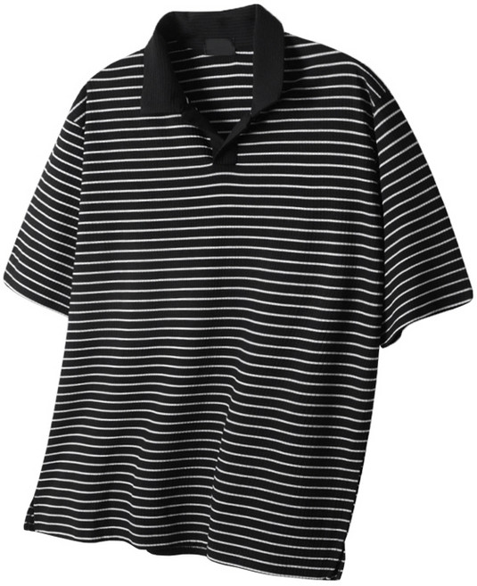 해리슨 남성용 스트라이프 반팔 카라 티셔츠 HA-1003 MMO1003