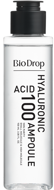 바이오드롭 물광 피부보습 장벽강화 순도 100% 고농축 히알루론산 100 히알루올 원액 앰플, 1개, 100ml