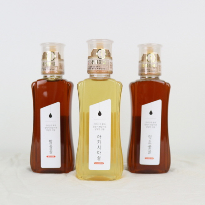 지리산토종꿀 아카시아꿀 밤꽃꿀 약초꽃꿀 벌집꿀 천연벌꿀 500g, 300g, 1개