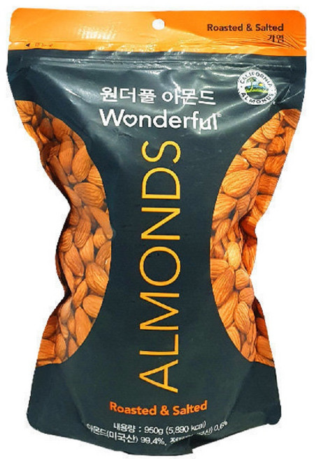 원더플 원더플 가염 아몬드 950g, 1개