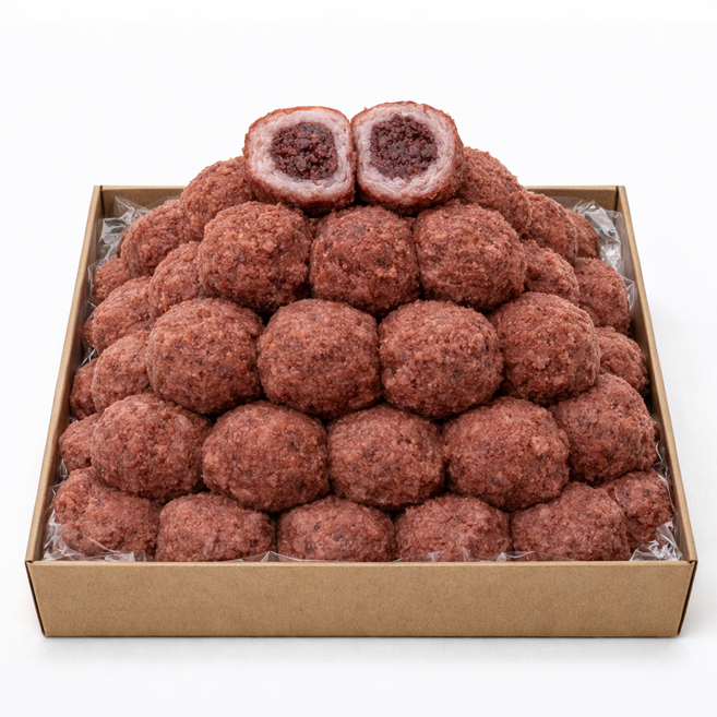 (떡DC몰) 수수앙금경단 돌 백일떡 (20g150알) 3kg 굳지않는떡 자연해동떡 선물용 행사떡, 1박스