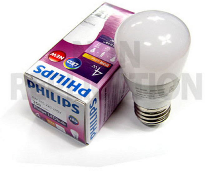 필립스 LED전구 램프 - 220V 4W (40W 대체), 주광색, 1개