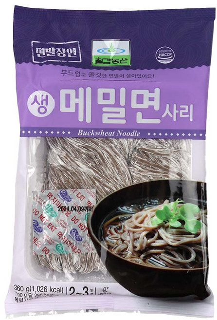 칠갑 생메밀면 360g, 1개