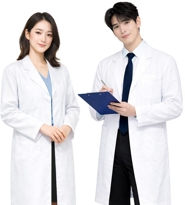 화학 대학생 실험복 고급 약사 의사 가운 실습복 간호사 물리치료사 영양사 가운 위생복