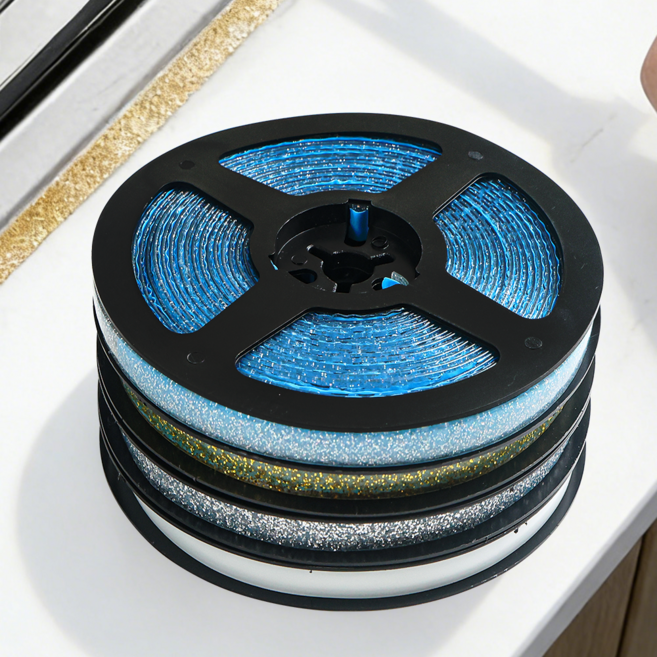 SeeHope 줄눈 테이프 틈새 방수테이프 주방 욕실 벽 싱크대 인덕션 줄눈스티커, 화이트