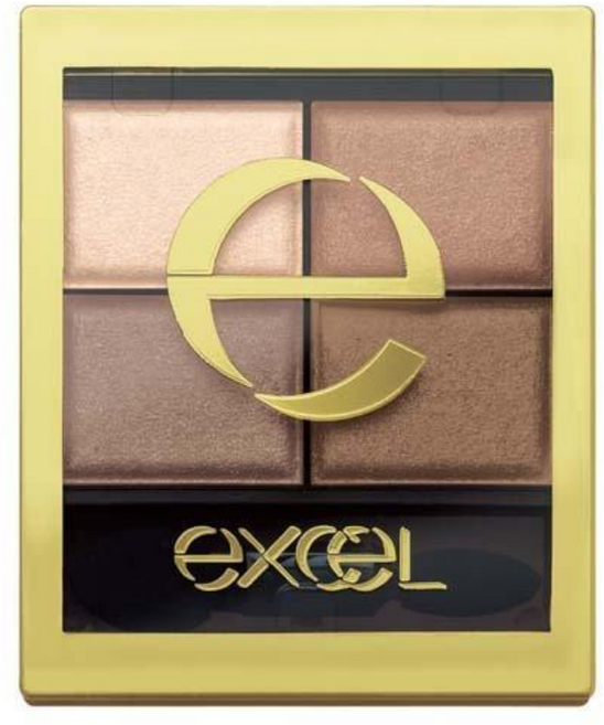 EXEL 스키니 리치 섀도우 SR 시리즈 리미티드 디자인 아이섀도우 팔레트, SR04 스모키 브라운, 1개