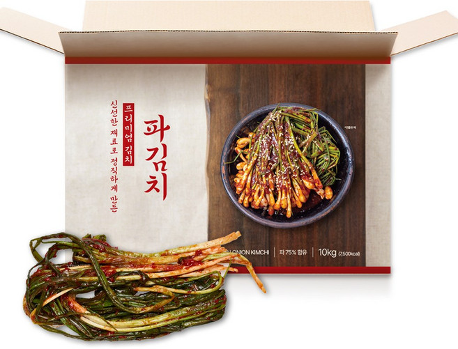 [HACCP인증][아이스박스배송] 깊은맛 특제양념 파김치 (쪽파김치), 10kg, 1개