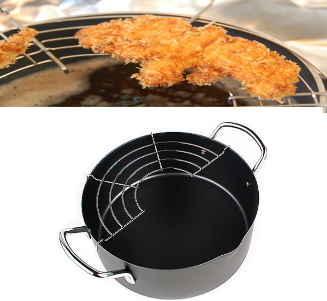 [ JAPAN ] 일본 튀김냄비 튀김팬, 1개