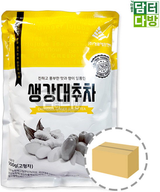 청솔 자판기용 생강대추차 900g 1BOX (12개입), 1박스