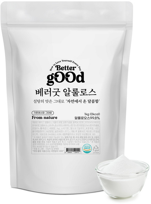 국내산 알룰로스 분말 대용량 1kg, 1개