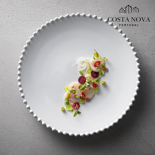 코스타노바 펄 디너 접시, 화이트, 1개