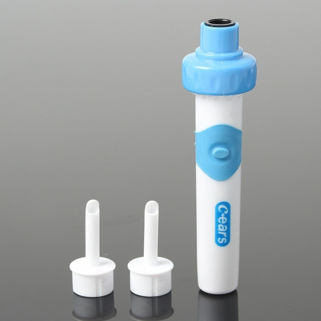 저자극 귀지 흡입기 안전한 전동 귀이개 부드러운 귀청소기 가정용 무자극 이어클리너, 1개