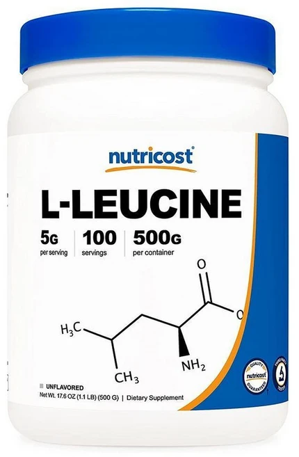 뉴트리코스트 퓨어 L-류신 파우더 500g, 1개 - 쿠팡