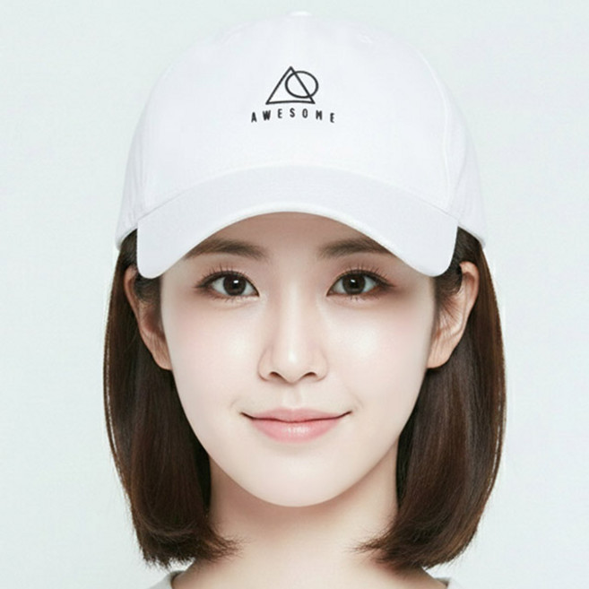 베이직엠 남성 여성 야구모자 볼캡 면 Awesome