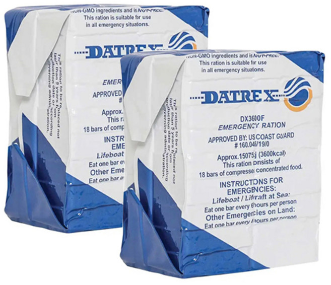 다트렉스 블루 미군 전투식량 비상식량 압축식량 3600kcal 2P세트, 720g, 2개