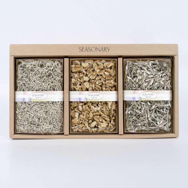 [SEASONARY시즈너리]멸치견과 실속3종세트(9+1)