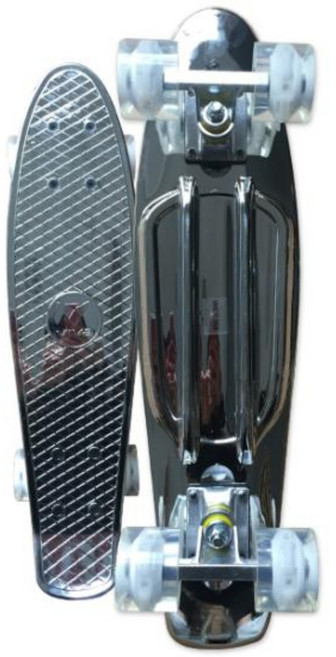 [Viva] 비바 크루저보드 미니 스케이트보드 22인치 실버, 1