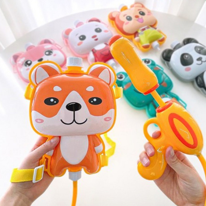 대용량 물총 가방 백팩 유아 어린이집 유치원 초등 생일 단체 선물 여름 워터밤 배낭 구디백, 1개, Q0056 백팩물총_강아지