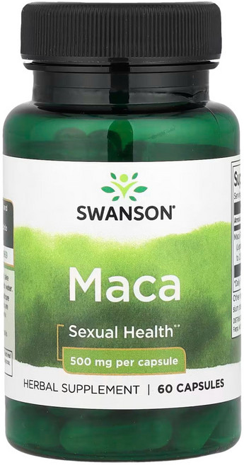 스완슨 마카 500mg 60캡슐 Swanson, 60회분, 1개