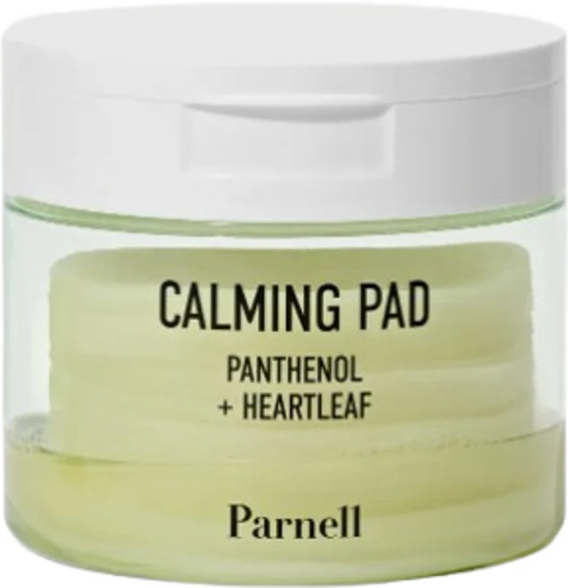 [쿨링패드best] 정품 재구매1위 파넬 판테놀 어성초 카밍 패드 한겹쿨링패드 트러블 진정 parnell panthenol heartleaf calming pad, 1박스, 60매입 - 쿠팡