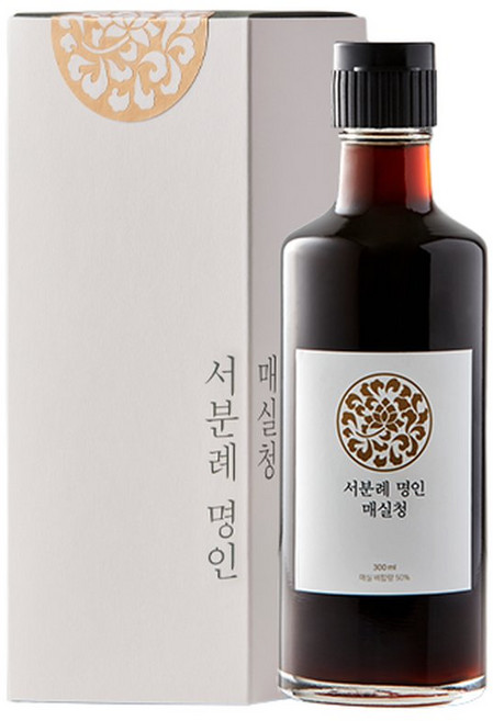 서일농원 서분례 명인 매실청 300ml 직접재배한 100 국내산 매실, 1개