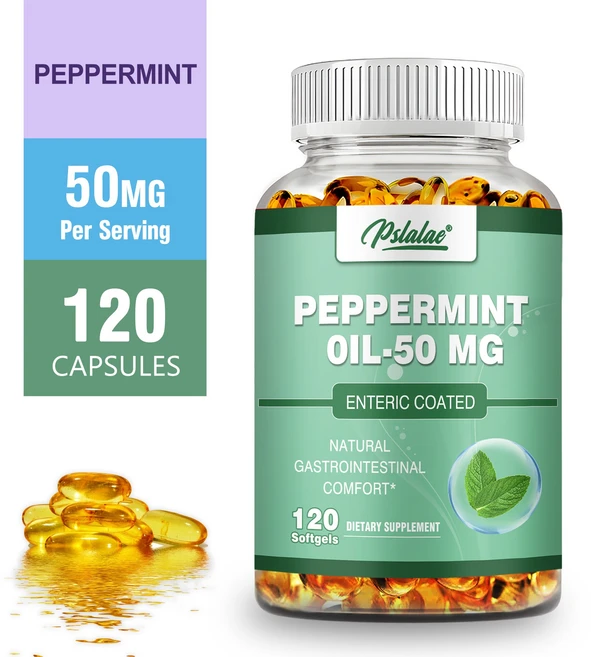 흡수율이 높은 페퍼민트 오일은 위장 운동을 촉진하고 소화기계 미생물 균형을 유지하며 남녀 모두에게 적합합니다., 1개, 60정 - 쿠팡