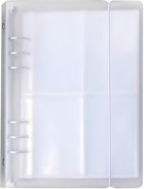 워너디스 6공 스티커 바인더 A5 + 양면 속지 40p 세트, 화이트, 1세트