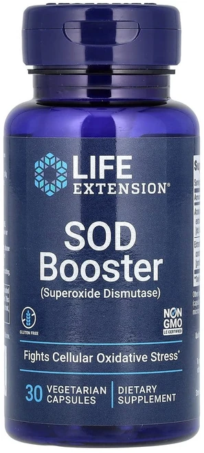 라이프익스텐션 SOD 부스터 수퍼옥시드 디스뮤타제 베지테리안 캡슐, 30정, 1개 - 쿠팡