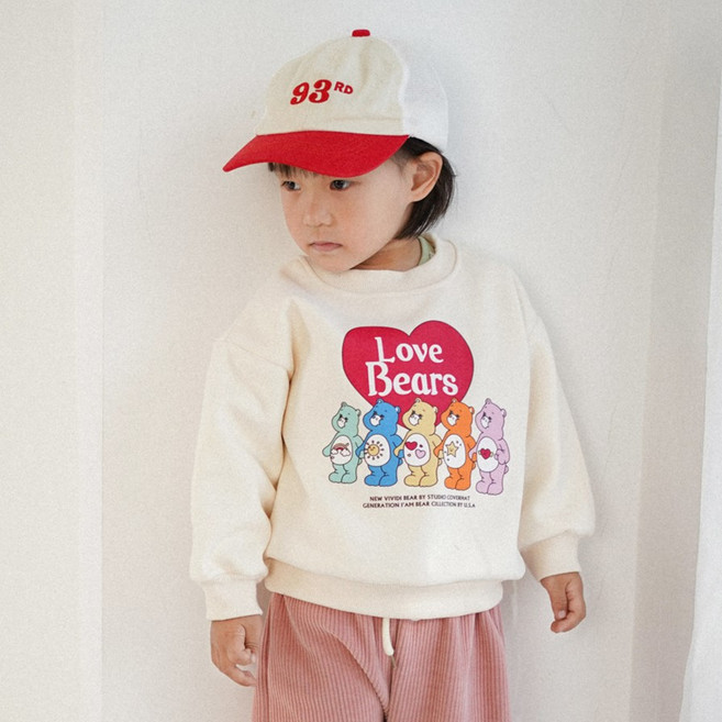 아동 맨투맨 키즈 여아 남아 맨투맨 어린이집 등원룩