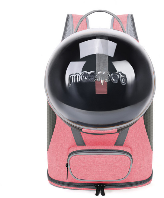 Sorpci 나일론 소재 우주선 캣백 휴대용 캐리어, 1개, 핑크