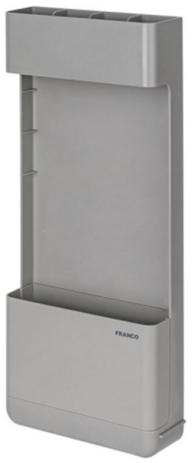 (창신리빙) 프랑코 스마트 우산꽂이 자석 현관 부착형 공간활용, 1개, 우산꽂이 (그레이)