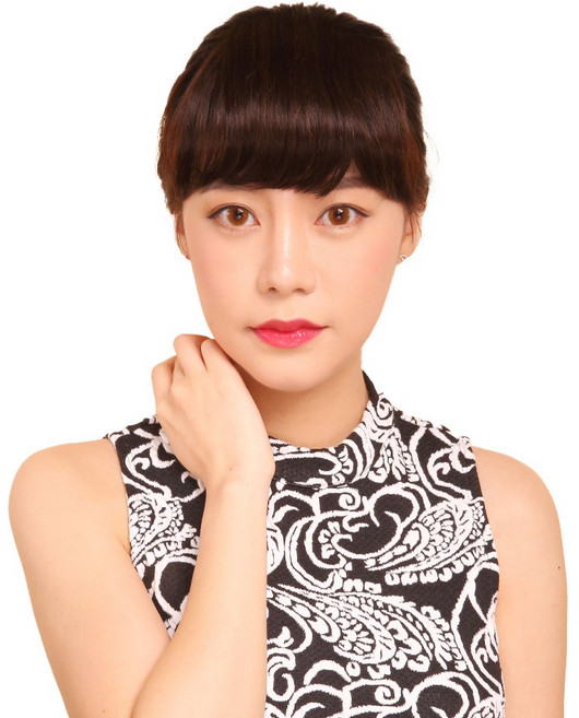 프리티레이디 인모 앞머리 가발 부분가발 모음, 인모앞머리 애플베리-05라이트브라운, 1개