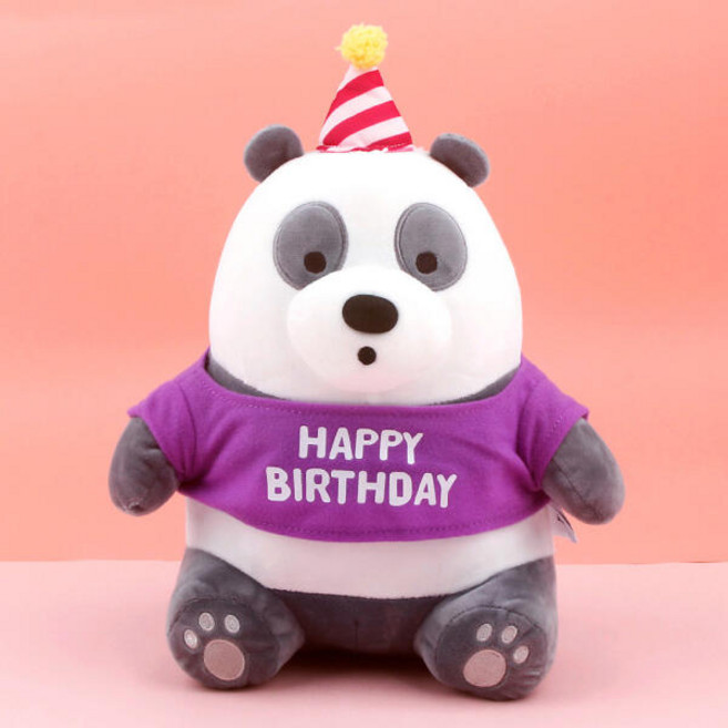 아트박스/위드마켓 위베어베어스 시팅 생일 (판다) 캐릭터 봉제인형