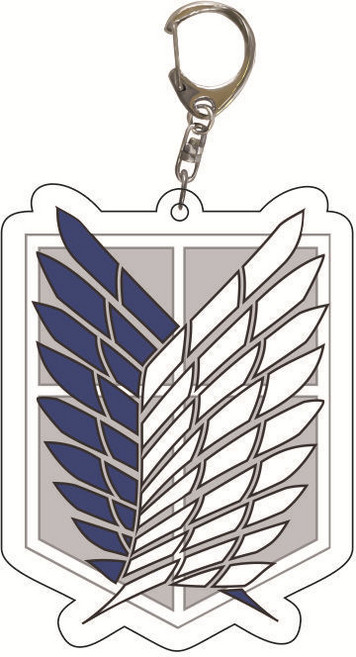 진격의 거인 조사병단 리바이 아크만 에런예거 미카사 아크릴 미니 키링 키홀더 가방고리 굿즈, 1개, 3519조사병단