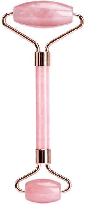 臉部身體按摩器 刮痧按摩工具, 粉水晶(滾輪棒*1), 1個