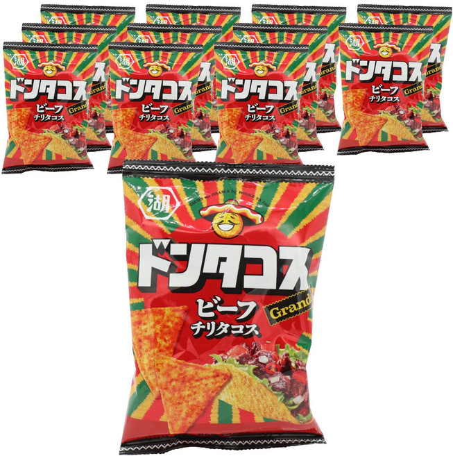 KOIKEYA 湖池屋 Don Tacos 牛肉辣味塔可, 12個, 57g